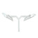 Pole Mount Pole Mount With Double Crossbar in White (40|EF6108PMDW)