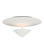 Empyrean Collection One Light Flush Mount in Yeso Blanco (142|99990075)