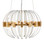 Coquette Collection Three Light Chandelier in Clear/Antique Brass (142|90001193)