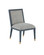 Santos Side Chair in Vintage Navy/Satin Brass (142|70000872)