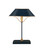Daphne Collection One Light Table Lamp in Navy/Gold (142|60000953)