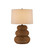 One Light Table Lamp in Dark Brown/Antique Brass (142|60000931)