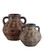 Nought Vase Set of 2 Vase Set of 2 in Black/Brown (142|12000881)