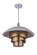 Sculptural Statement Pendants LED Pendant in Matte White/Matte Gold (46|P1010MWWMGLED)