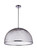 Sculptural Statement Pendants LED Pendant in Brushed Polished Nickel (46|P1005BNKLED)