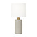 Shanghai One Light Table Lamp in White Crackle (454|BT1101WHC1)