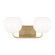 Rory Two Light Vanity in Satin Brass (1|GLV1012EN3SB)