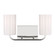 Rhett Two Light Vanity in Chrome (1|GLV1002EN3CH)