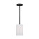 Rhett One Light Mini Pendant in Midnight Black (1|GLP1001EN3MBK)