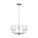 Emile Five Light Chandelier in Brushed Steel (1|GLC1085EN3BS)