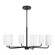 Rhett Six Light Chandelier in Midnight Black (1|GLC1026EN3MBK)