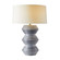 Drifter One Light Table Lamp in Haze Blue Reactive Glaze/Antique Brass/Ivory (314|PTE10SH047)