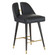 Crowley Counter Stool in Black/Ebony/Antique Brass (314|FSI11)