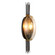 Ernest One Light Wall Sconce in Clear/Natural/Antique Brass (314|DWI16)