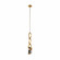 Estate LED Pendant in Smoke/Antique Brass (314|DPC16)