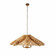 Cadance Four Light Chandelier in Natural/Natural/Antique Brass (314|DLS09)