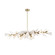 Delmar 12 Light Chandelier in Clear Seedy/Antique Brass (314|DLC25)