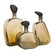 Calhoun Decanters, Set of 3 in Smoke Luster/Bronze (314|ARI15)