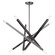Monaco Ten Light Chandelier in Black Chrome (107|4698646)