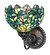 Nightfall Wisteria One Light Wall Sconce in Mahogany Bronze (57|245427)
