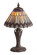 Tiffany Jeweled Peacock One Light Accent Lamp in Oil Rubbed Bronze (57|191968)