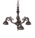 Victorian Three Light Pendant Hardware in Mahogany Bronze (57|10401)