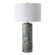 Meltdown One Light Table Lamp in Charcoal Background. Brass (52|30350)