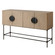 Lunar Cabinet in Solid Black Iron (52|24437)
