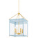 Rosalie Four Light Lantern in Aged Brass/Soft Arctic Blue (428|H932704LAGBSAO)