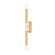 Goldie Two Light Wall Sconce in Aged Brass (428|H911102AGB)
