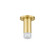 Claudie One Light Flush Mount in Aged Brass (428|H900501AGB)