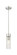 Downtown Urban One Light Mini Pendant in Satin Nickel (405|6171SSNG6178SCL)
