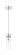 Downtown Urban One Light Mini Pendant in Polished Chrome (405|6171SPCG6178CL)
