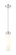 Downtown Urban One Light Mini Pendant in Polished Chrome (405|6171SPCG61711WH)