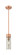 Downtown Urban One Light Mini Pendant in Antique Copper (405|6171SACG6178SM)