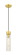 Downtown Urban One Light Mini Pendant in Satin Gold (405|6171PSGG61711SCL)