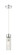 Downtown Urban One Light Mini Pendant in Polished Chrome (405|6171PPCG6178SCL)