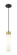 Downtown Urban One Light Mini Pendant in Black Antique Brass (405|6171PBABG61711WH)