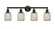 Edison Four Light Bath Vanity in Oil Rubbed Bronze (405|6164WOBG5595ME)