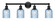 Edison Four Light Bath Vanity in Matte Black (405|6164WBKG5595BL)