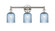 Edison Three Light Bath Vanity in Polished Nickel (405|6163WPNG5595BL)