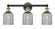 Edison Three Light Bath Vanity in Black Antique Brass (405|6163WBABG5595SM)