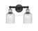 Edison Two Light Bath Vanity in Black Antique Brass (405|6162WBABG5595SDY)