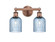 Edison Two Light Bath Vanity in Antique Copper (405|6162WACG5595BL)