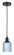 Edison One Light Mini Pendant in Matte Black (405|6161PBKG5595BL)