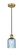 Edison One Light Mini Pendant in Brushed Brass (405|6161PBBG5595BL)
