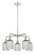 Downtown Urban Five Light Chandelier in Polished Chrome (405|5165CRPCG5595SM)