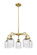 Ballston Five Light Chandelier in Brushed Brass (405|5165CRBBG5595SDY)