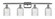 Ballston Four Light Bath Vanity in Polished Chrome (405|5164WPCG5595SDY)