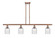 Ballston Four Light Island Pendant in Antique Copper (405|5164IACG5595SDY)
